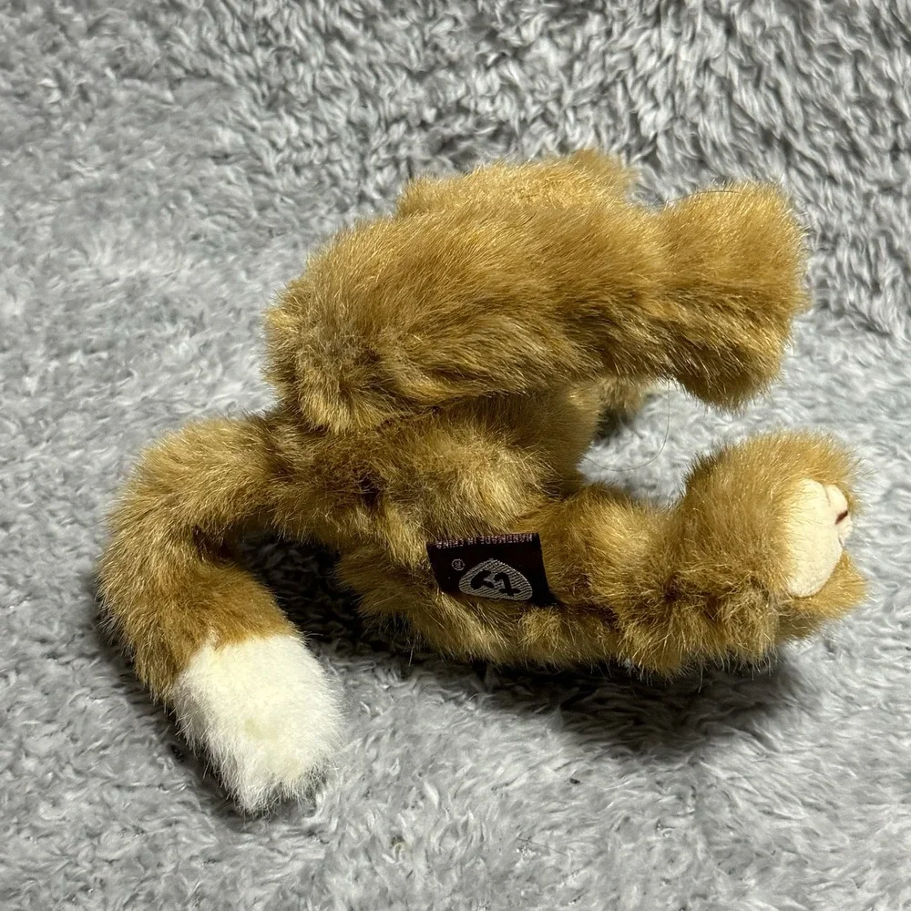Ty Attic Treasures Pouncer Cat Plush Brown Furry Kitty‎ 8
